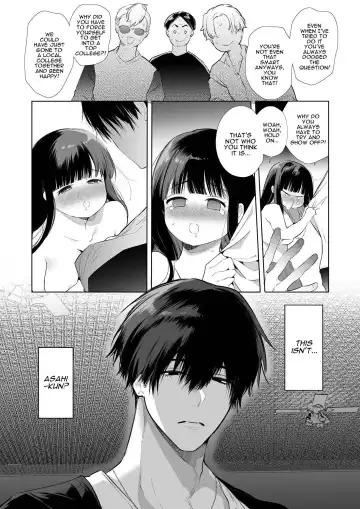 [Yamamoto Tomomitsu] Mayu-chan NTR ~Daigaku Shingaku no Tame Joukyou Shita Kanojo ga Onzoushi ni Tsukamari Dekiai Sarete Shimatta~ | Mayu-chan NTR ~Big Dick in the Big City~ Fhentai - Page 14