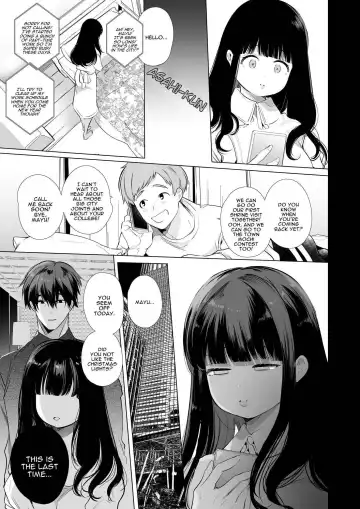 [Yamamoto Tomomitsu] Mayu-chan NTR ~Daigaku Shingaku no Tame Joukyou Shita Kanojo ga Onzoushi ni Tsukamari Dekiai Sarete Shimatta~ | Mayu-chan NTR ~Big Dick in the Big City~ Fhentai - Page 57