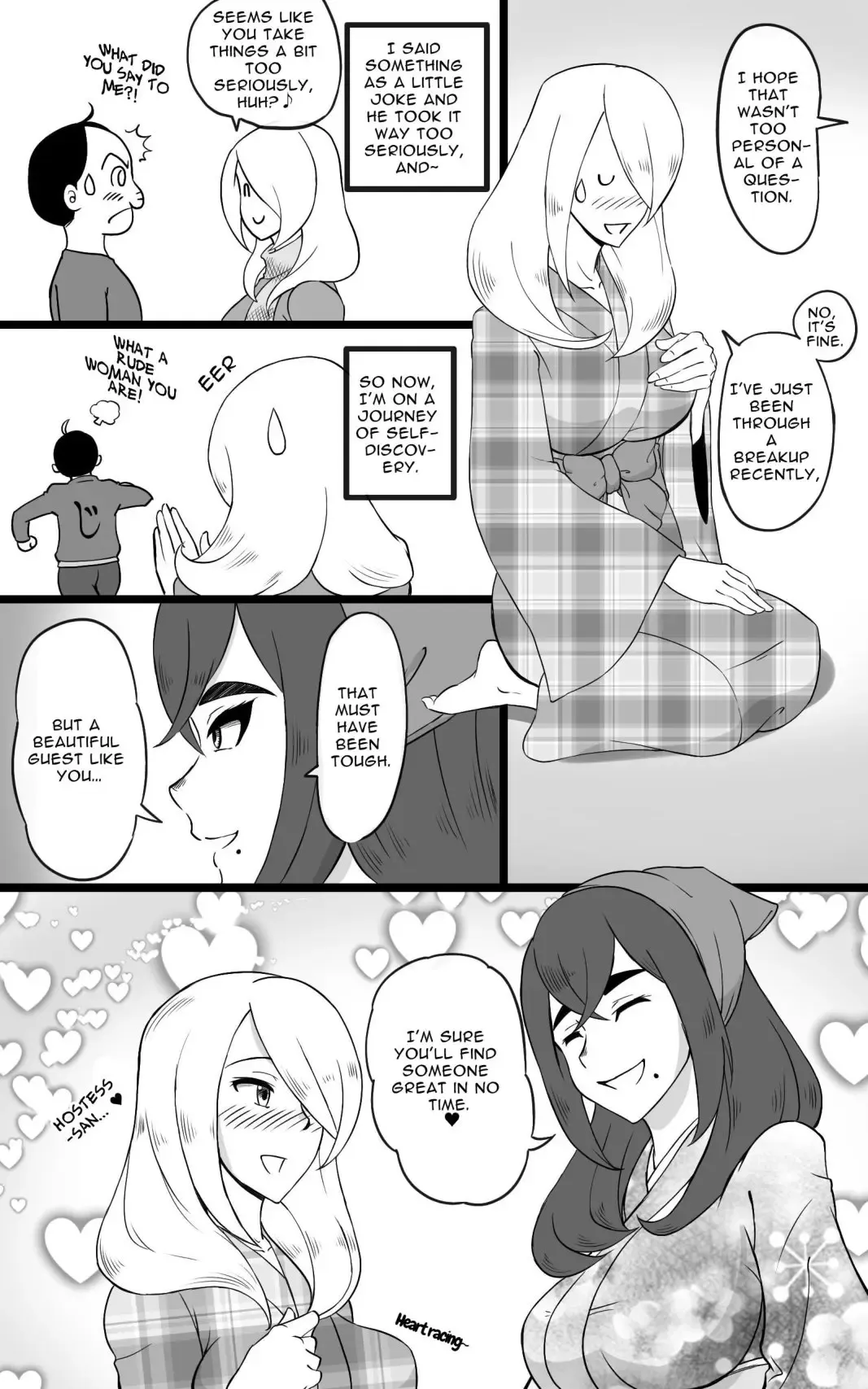 [Mizuiro Megane] Hitou Futanari Onsen Himitsu no Shoushin Ryokou | Hidden Futanari Hot-springs Retreat ~what becomes of the broken hearted~ Fhentai - Page 5