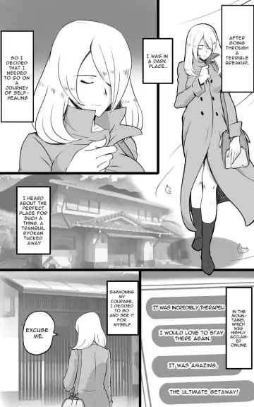 [Mizuiro Megane] Hitou Futanari Onsen Himitsu no Shoushin Ryokou | Hidden Futanari Hot-springs Retreat ~what becomes of the broken hearted~ Fhentai - Page 2