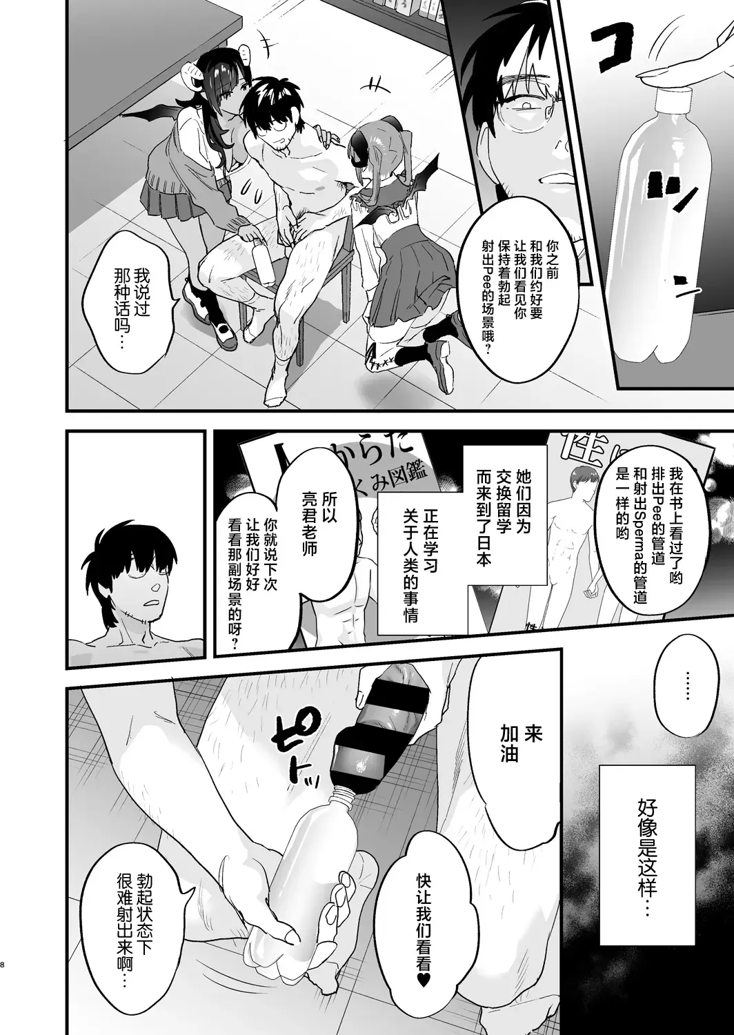 [Musha Sabu] Koukan Ryuugakusei -Succubus-tachi to Boku- Fhentai - Page 8