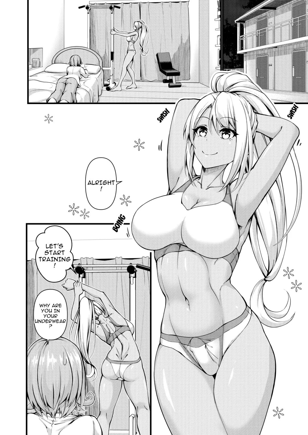 [Ginger-l] Futanari Gym Shokuin-chan x Majime Koukou Kyoushi-chan 2 - Futanari Gym Employee Serious Highschool Teacher 2 Fhentai - Page 3