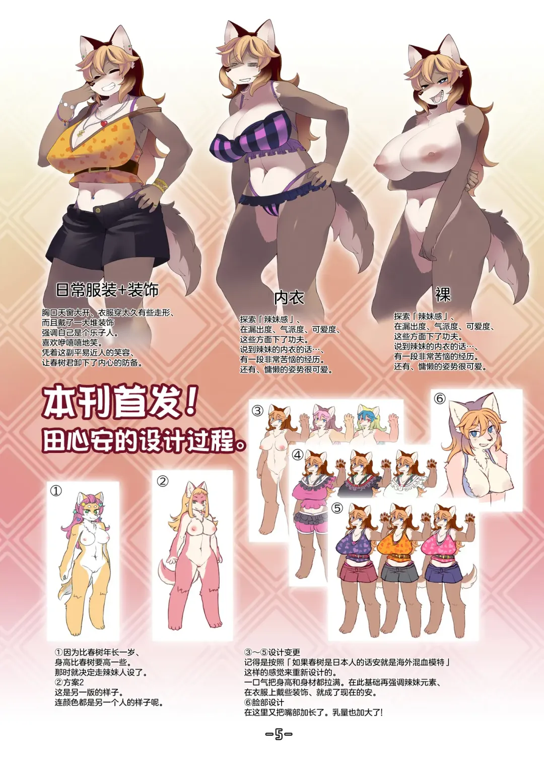 Haruki no Saidai no Teki wa Risei. Settei Shiryou Shuu Fhentai - Page 4