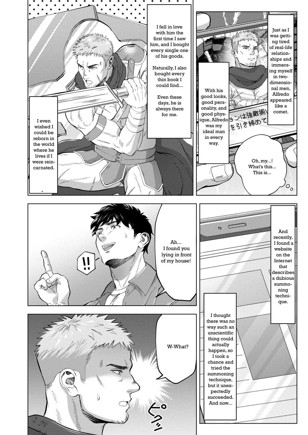 [Shiro] Isekai kara Shoukan Shita Senshi to... | A warrior summoned from another world... Fhentai - Page 4