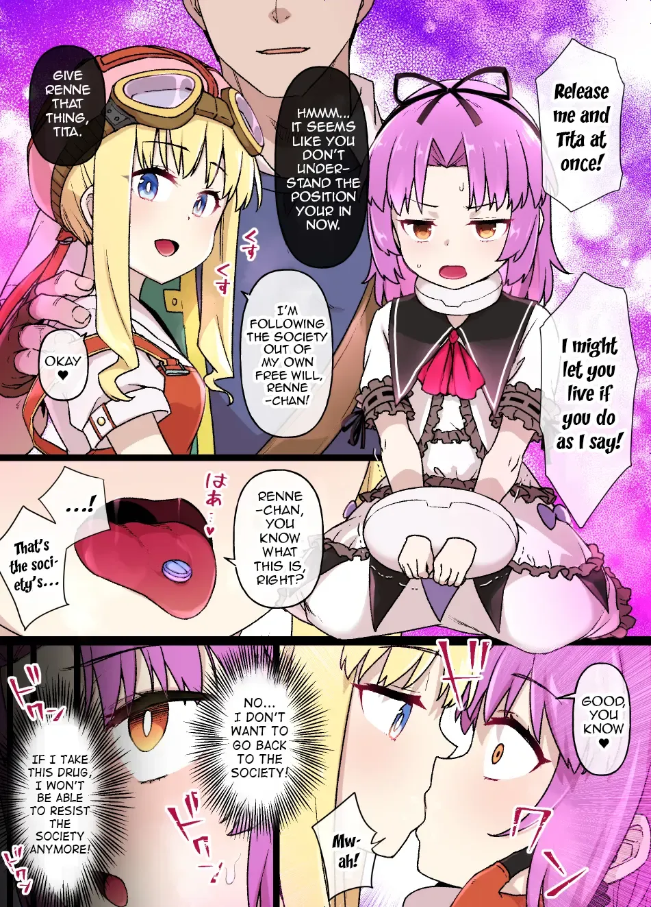 [Kusayarou] Trails in the Sky SC Renne & Tita Brainwashing Enslavement Manga Fhentai - Page 1