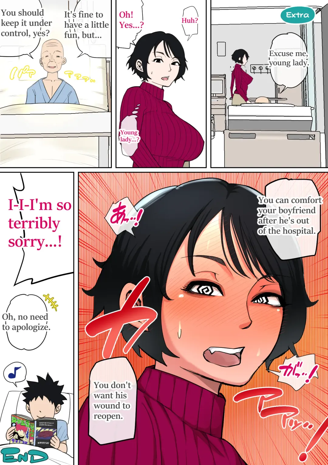 Nyuuin-chuu no Muramura wa  Okaa-san de... | Mom Looks After Me in the Hospital Fhentai - Page 125