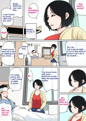 Nyuuin-chuu no Muramura wa  Okaa-san de... | Mom Looks After Me in the Hospital Fhentai - Page 4