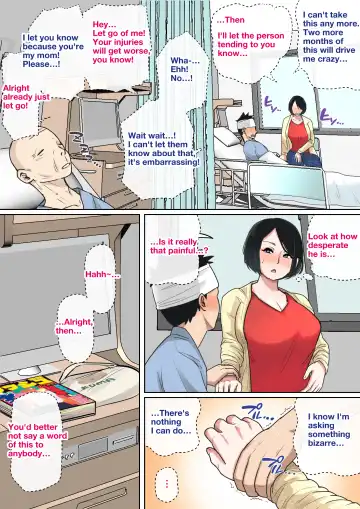 Nyuuin-chuu no Muramura wa  Okaa-san de... | Mom Looks After Me in the Hospital Fhentai - Page 7