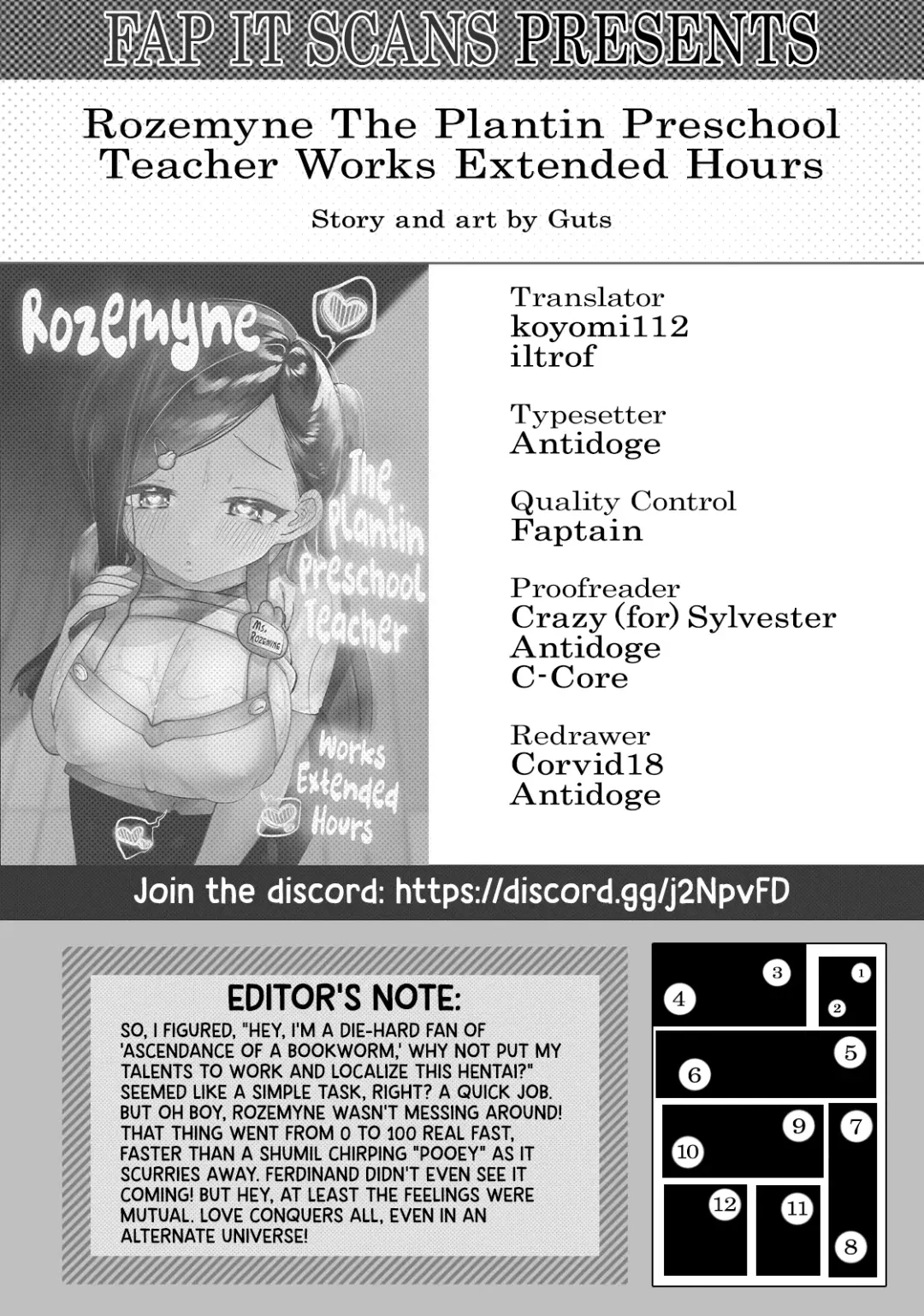 [Guts No Kani] Plantin Hoikuen Rosemain Sensei no Yoru no Enchou Hoiku | Rozemyne The Plantin Preschool Teacher Works Extended Hours Fhentai - Page 11