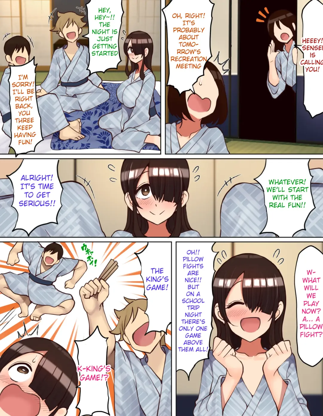 [Motsuaki] Shuugaku Ryokou de YouCha to Onaji Group ni Nacchatta Mekakure InCha-chan | Gloomy-chan Ended Up in a Lively Group on the School Trip Fhentai - Page 5
