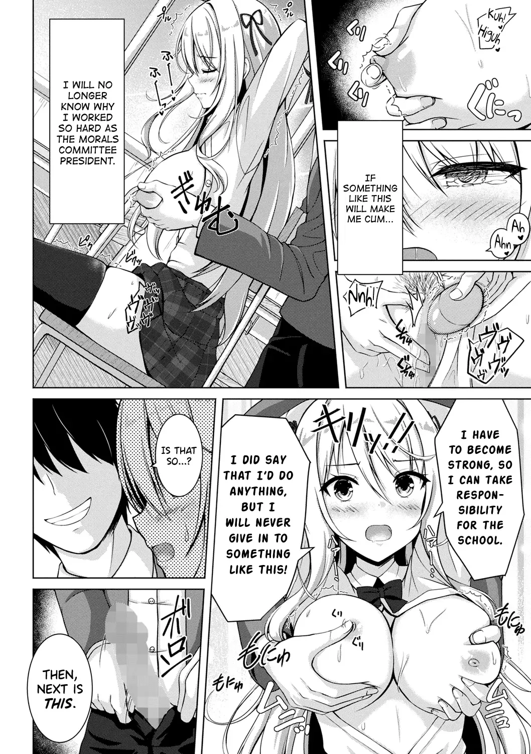 [Aka Shio] Fuuki Iin Ojou-sama, Sei ni Mezameru Fhentai - Page 8