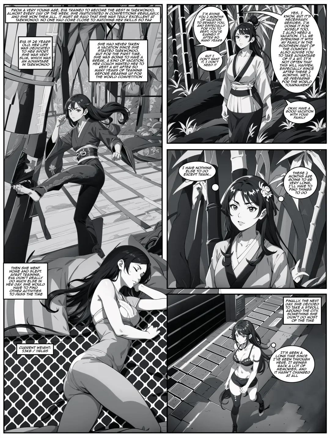 DeviantArt - Eva weight gain comic - Fhentai - Page 1