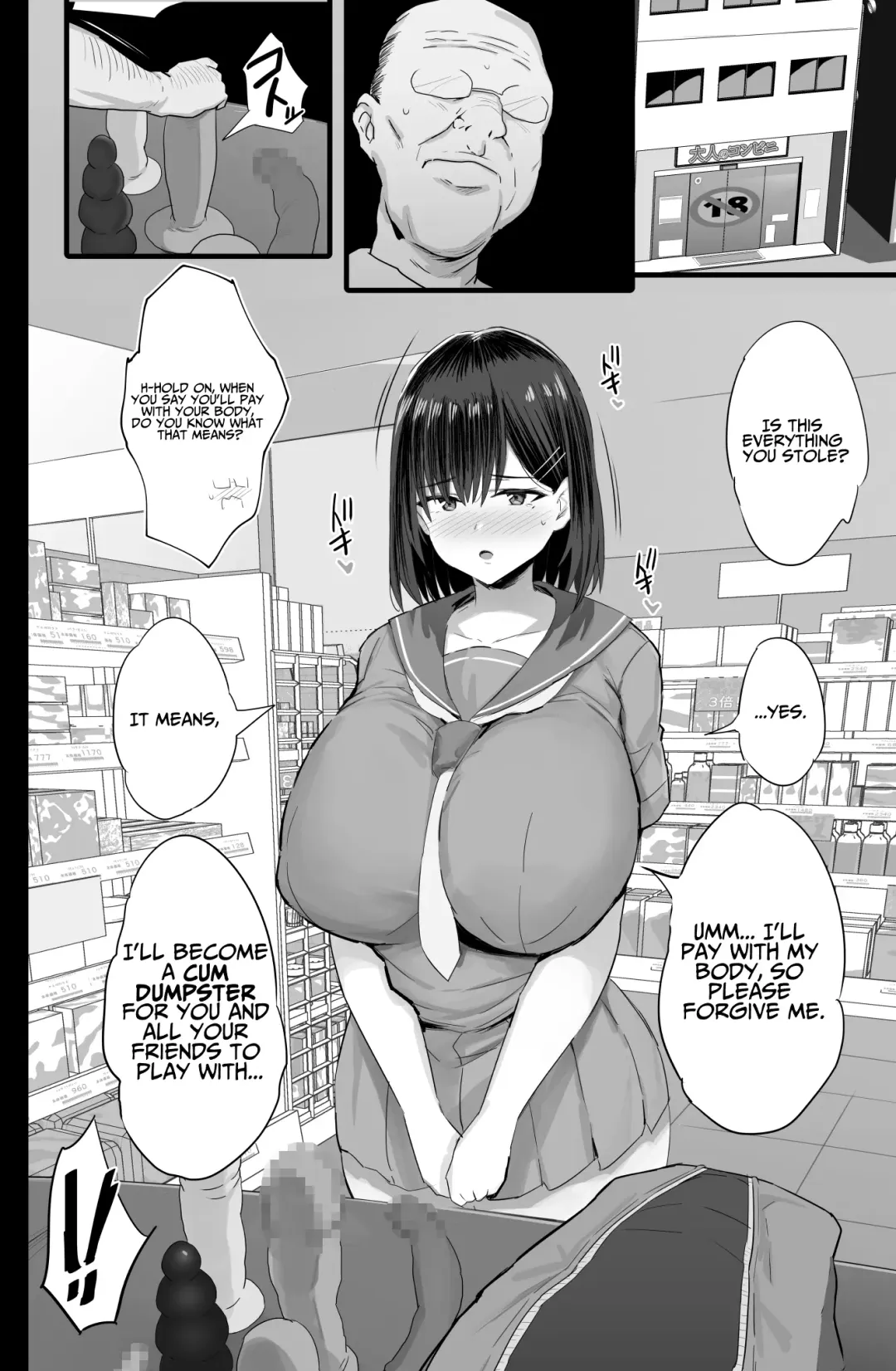 [Noripachi] Nikubenki Ganbou JK. | Cumdump Aspirant Fhentai - Page 9