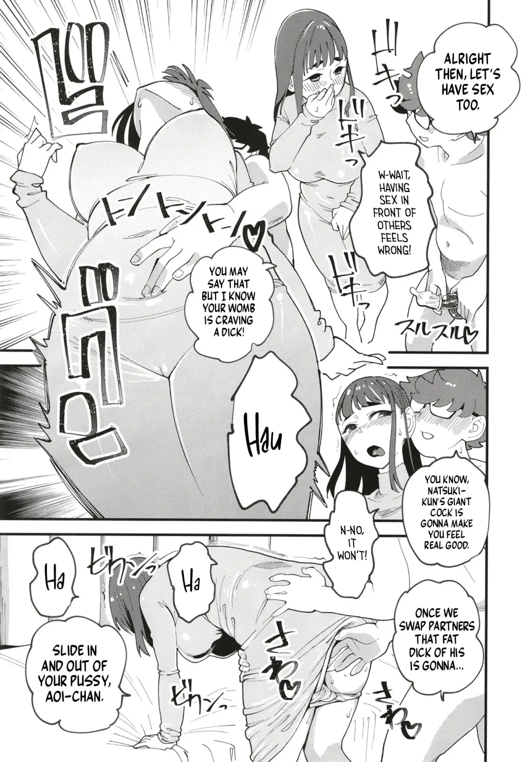 [Clover] Kyouyuu Kanojo 2nd Haramase Swapping | My Best Friend's Girlfriend 2nd - Impregnation Swap Fhentai - Page 13