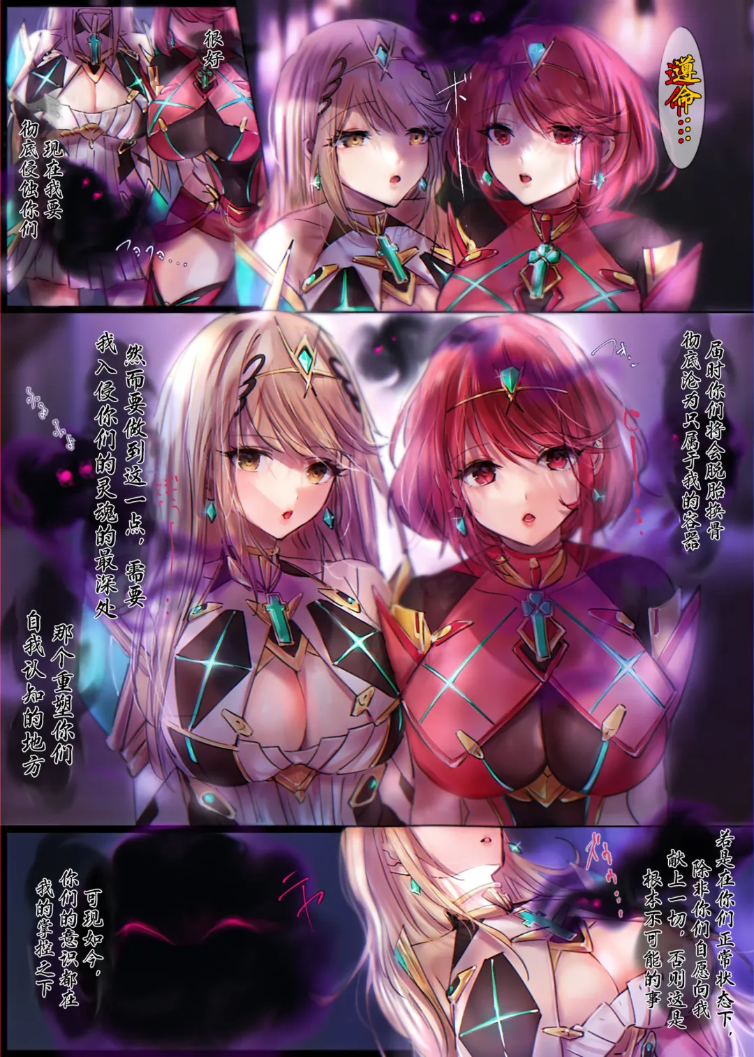 Xenoblade 2 Homura & Hikari Nottori | 异度神剑2夺舍光与焰 Fhentai - Page 2