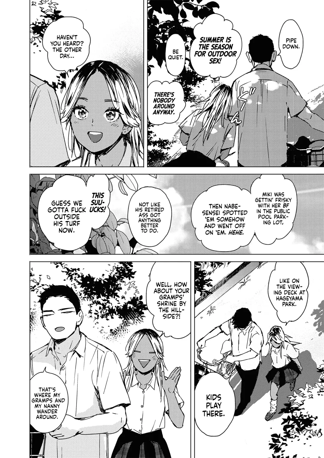 [Mori Manpei] Natsu no Ao | Summer Sexcapade Fhentai - Page 2