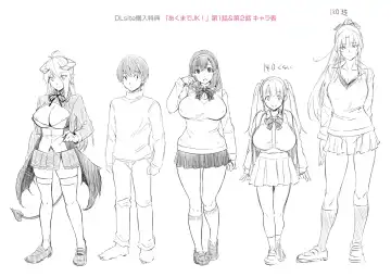 [Mikemono Yuu] Akuma de JK! + DLsite Gentei Chara-hyou Fhentai - Page 184