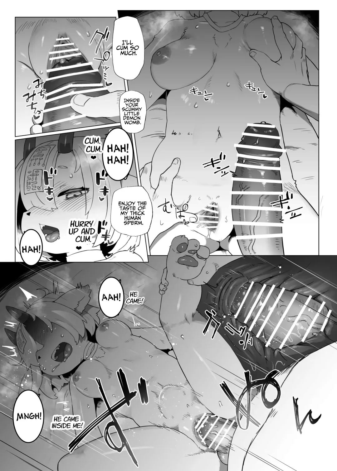 [Tenyati] Kutta Bun Ume! Hitokui Oni-chan | Give Birth To That Which You Eat! Man-eating Ogress! Fhentai - Page 11