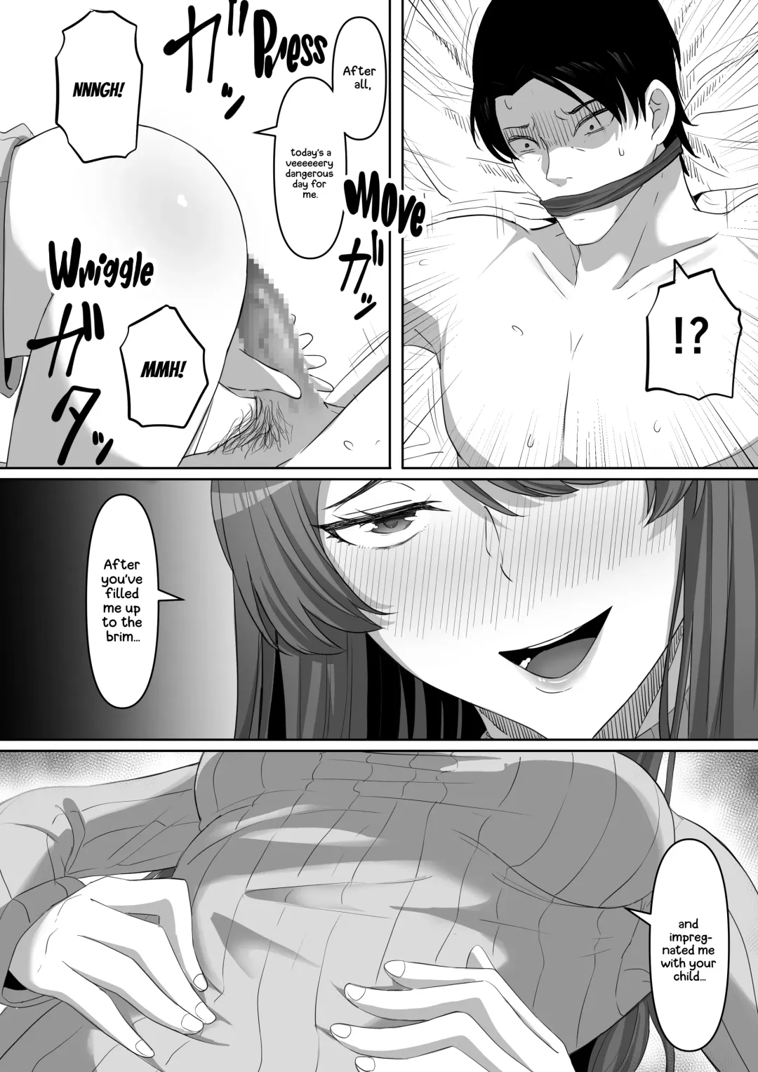 [Goma Gorilla] Tonari no Yasashii Onee-san wa Yandere datta | The Kind Yandere Next Door Fhentai - Page 40