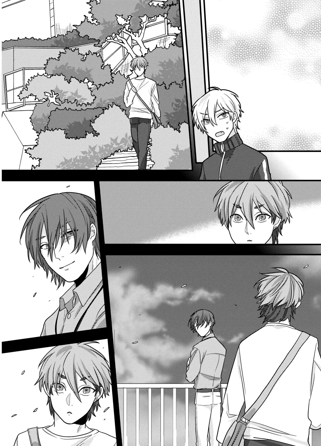 [Ichii Akira] Senpai, Ii Koto Shimasen ka? Jiishiki Kajou na Uke-kun ga Yagai Play de Hajimete o Sasageta Hanashi Fhentai - Page 35