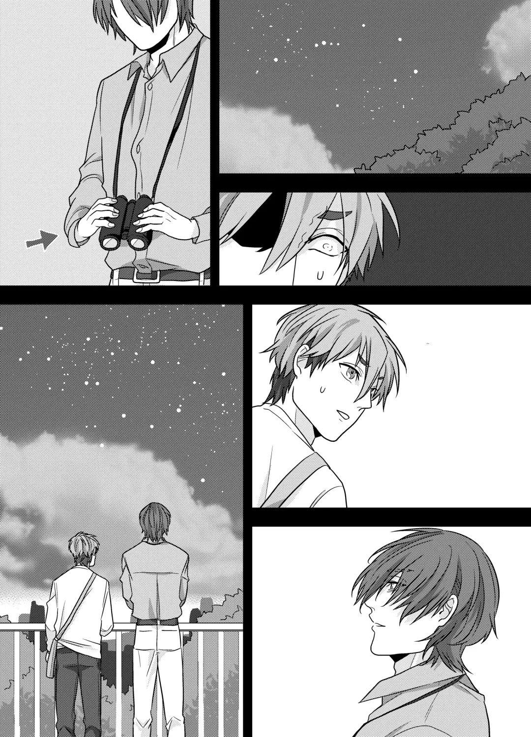 [Ichii Akira] Senpai, Ii Koto Shimasen ka? Jiishiki Kajou na Uke-kun ga Yagai Play de Hajimete o Sasageta Hanashi Fhentai - Page 36