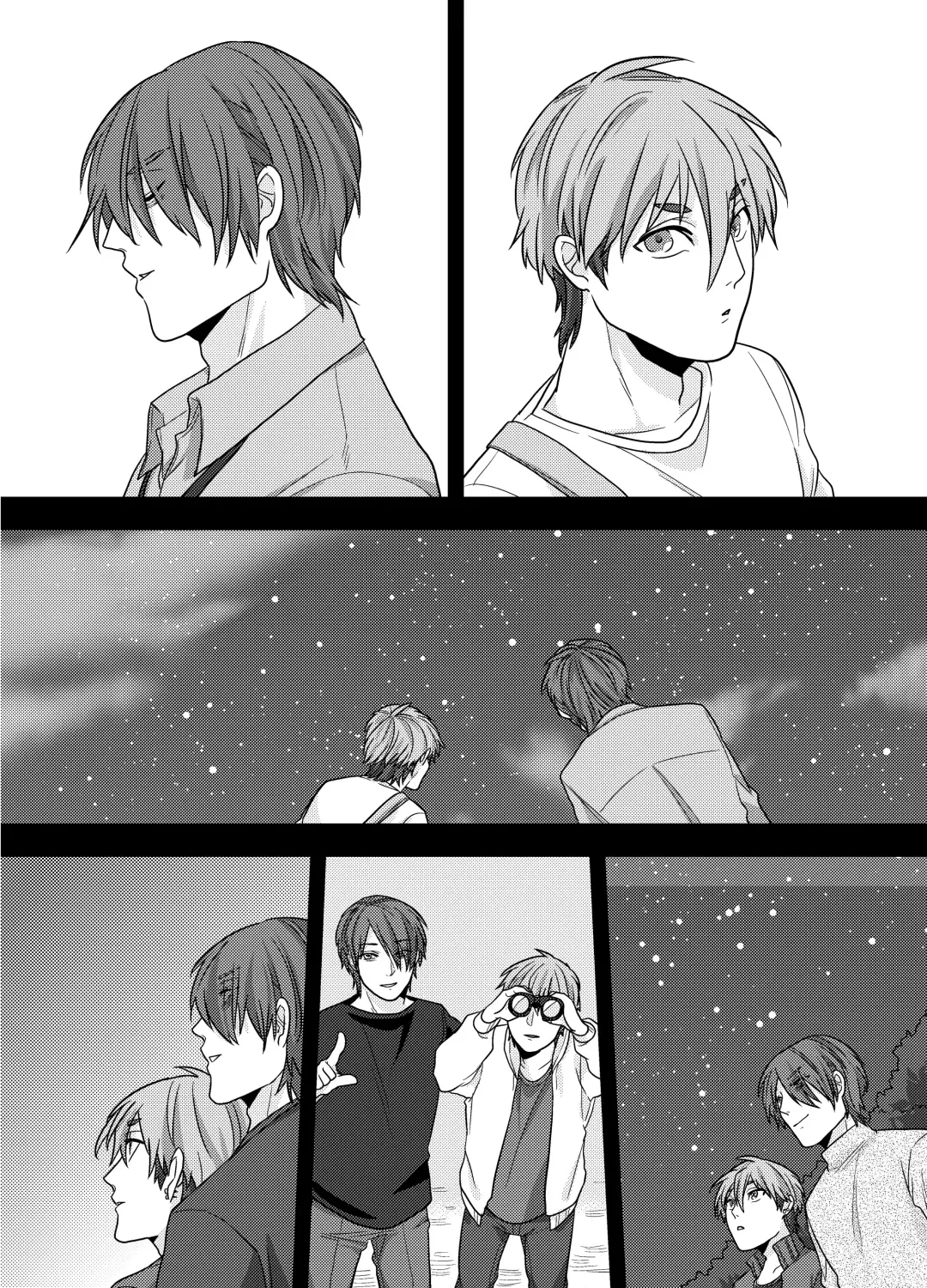 [Ichii Akira] Senpai, Ii Koto Shimasen ka? Jiishiki Kajou na Uke-kun ga Yagai Play de Hajimete o Sasageta Hanashi Fhentai - Page 37