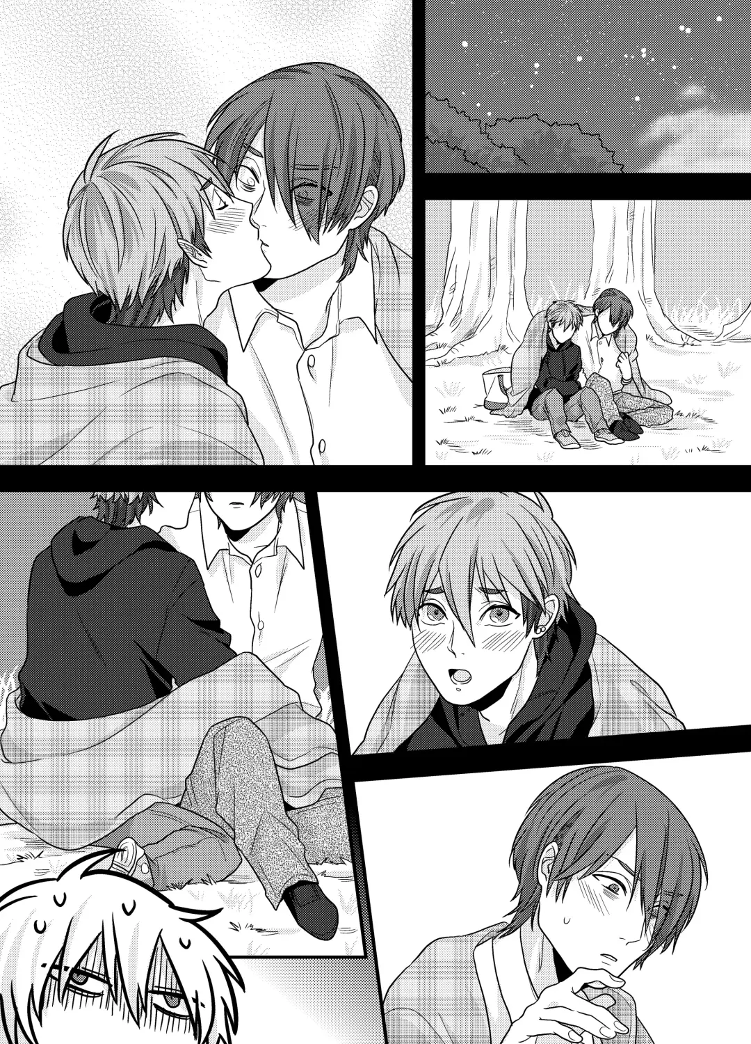 [Ichii Akira] Senpai, Ii Koto Shimasen ka? Jiishiki Kajou na Uke-kun ga Yagai Play de Hajimete o Sasageta Hanashi Fhentai - Page 38