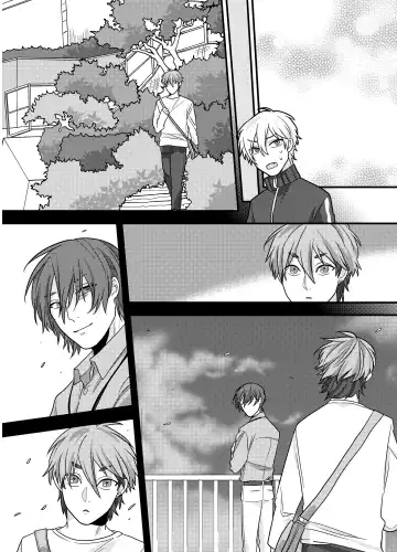 [Ichii Akira] Senpai, Ii Koto Shimasen ka? Jiishiki Kajou na Uke-kun ga Yagai Play de Hajimete o Sasageta Hanashi Fhentai - Page 35