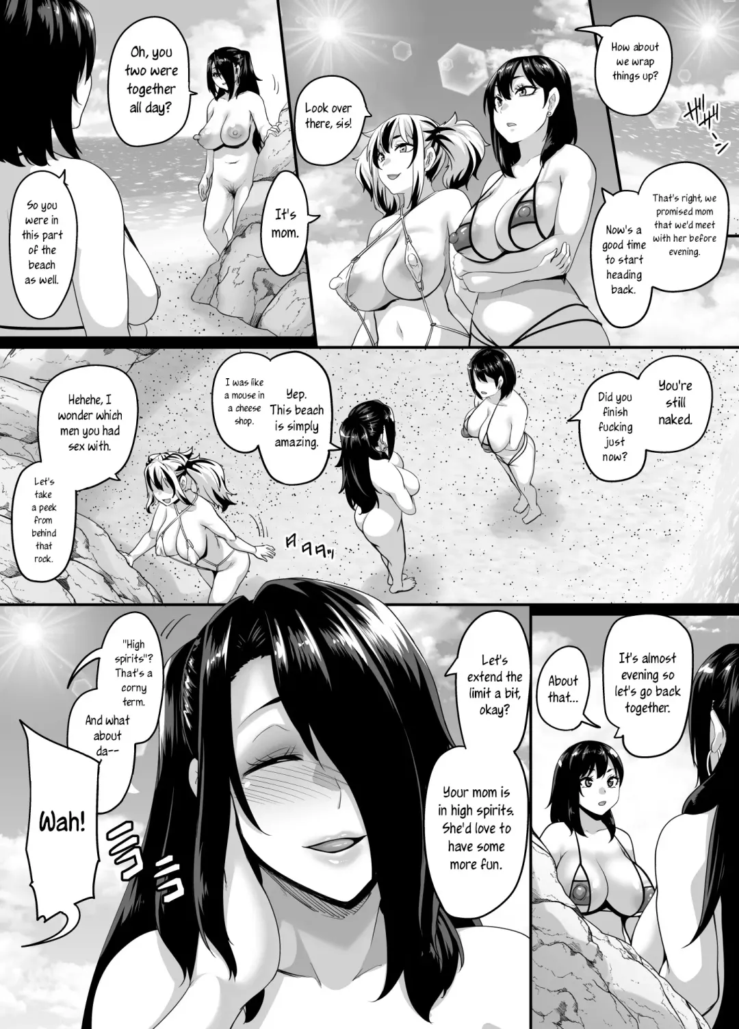 [Kazuhiro] Kazoku Ryokou wa Yarimoku Beach de Sex Zanmai 3 ~Okaa-san Hen~ | A Sex-Filled Family Trip to a Hookup Beach 3 ~Mom Edition~ Fhentai - Page 71