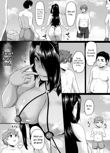 [Kazuhiro] Kazoku Ryokou wa Yarimoku Beach de Sex Zanmai 3 ~Okaa-san Hen~ | A Sex-Filled Family Trip to a Hookup Beach 3 ~Mom Edition~ Fhentai - Page 7