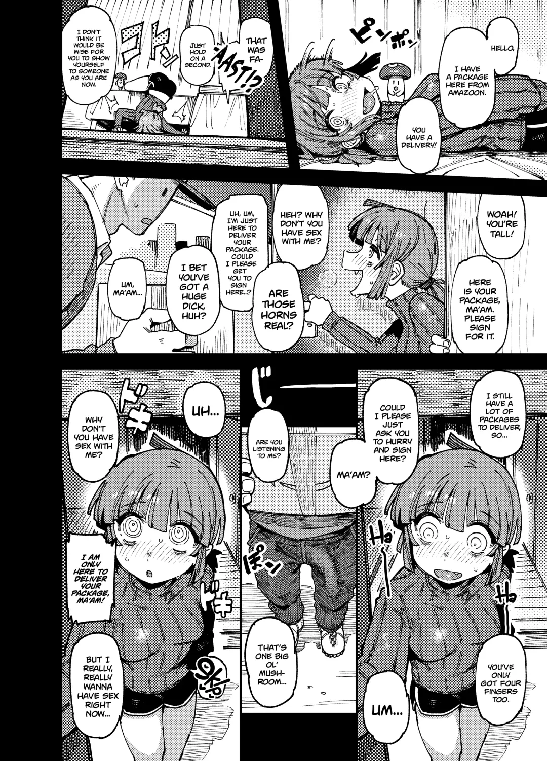 [Karasu Chan] Ie ga Shike Sugite Haete Kita Genkaku Yuuhatsu Suru Kinoko o Goshoku Shite Hatsujou Shita Ato no Are ya Kore Fhentai - Page 10