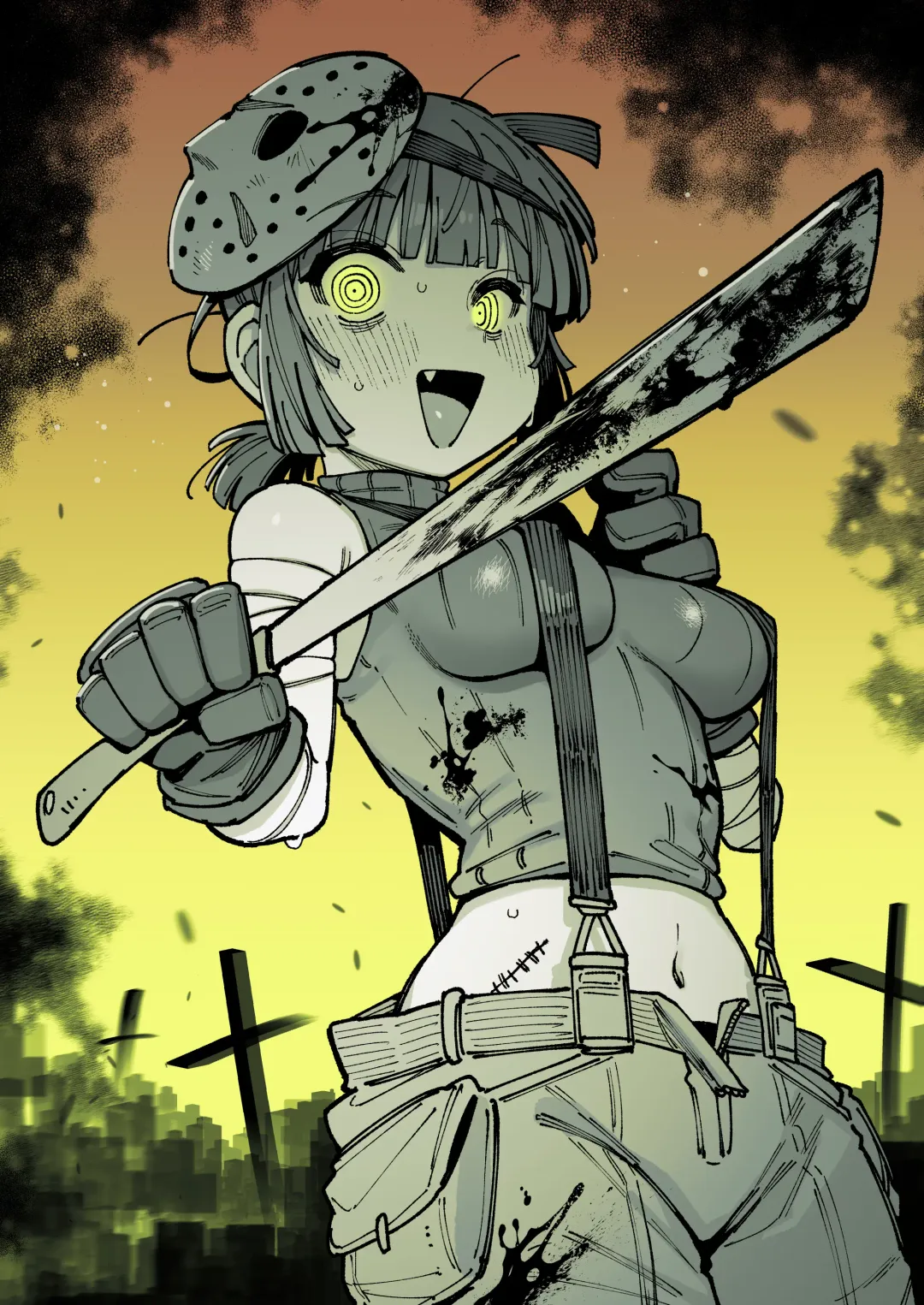 [Karasu Chan] Ie ga Shike Sugite Haete Kita Genkaku Yuuhatsu Suru Kinoko o Goshoku Shite Hatsujou Shita Ato no Are ya Kore Fhentai - Page 58