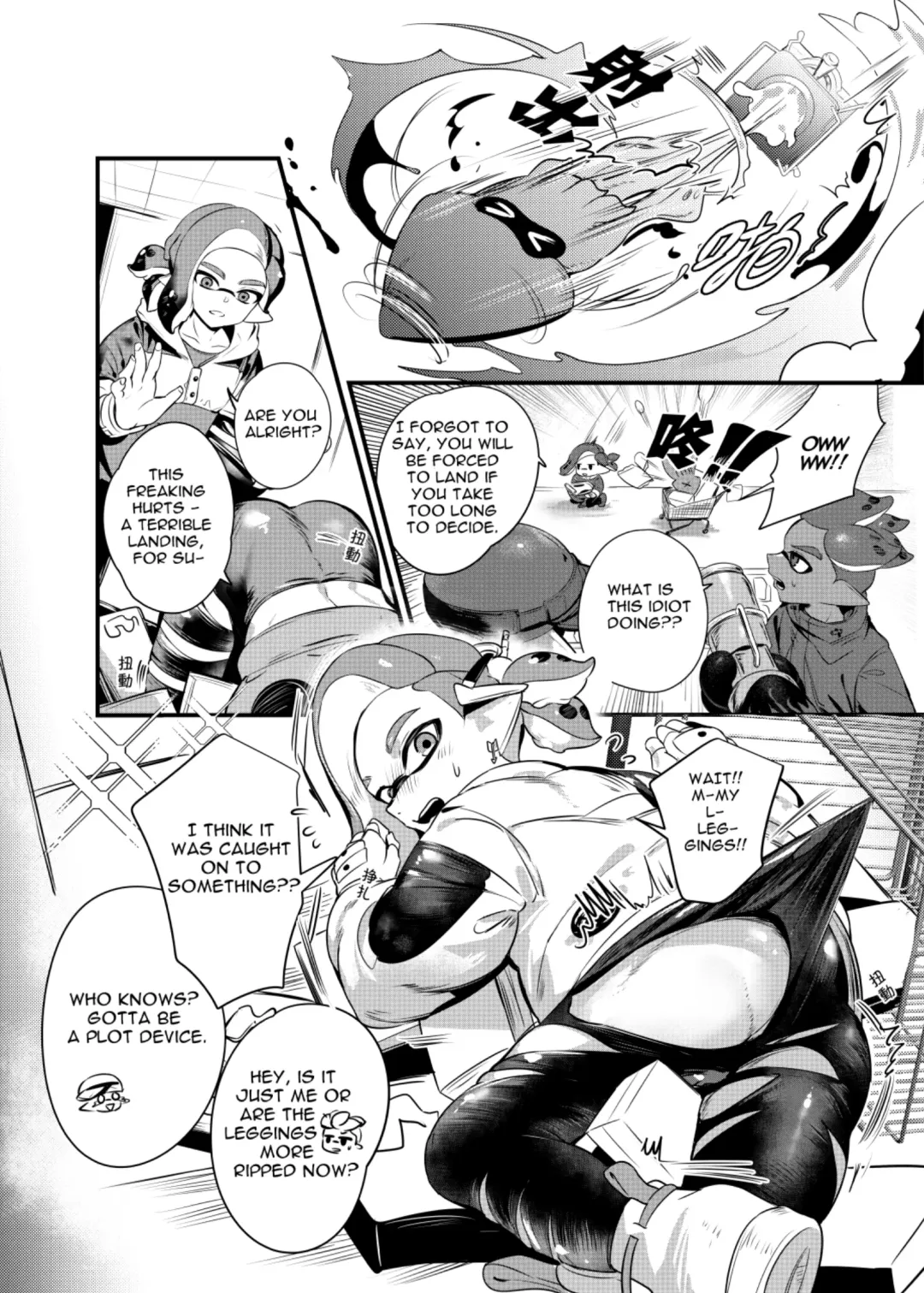 Konna Boro Zubon Hayatte Imasu? | It's Trendy To Wear Ripped Leggings? Fhentai - Page 7