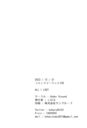 [Koharu] ALL I LOST Fhentai - Page 21