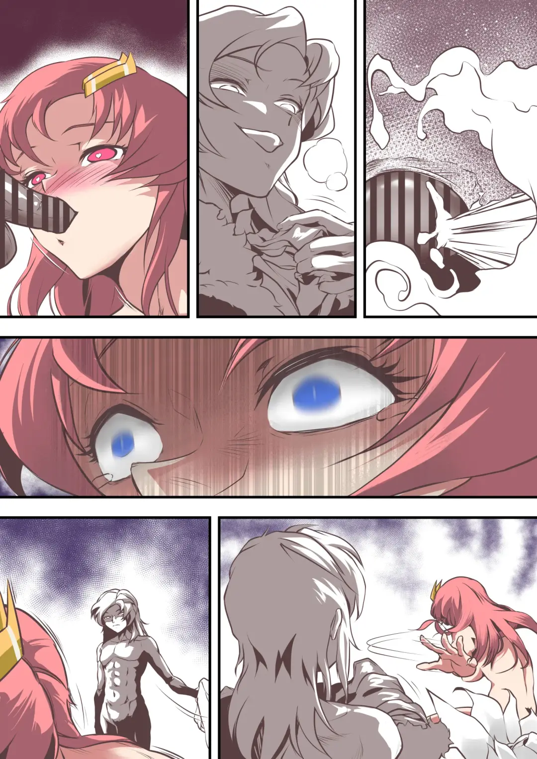 [Bonjiri Negima] 闇に落ちろキ〇・ヤマト 狙われたラ〇ス・クラインは種を付けられる運命 Fhentai - Page 34