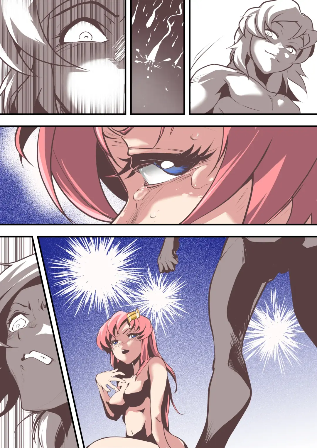 [Bonjiri Negima] 闇に落ちろキ〇・ヤマト 狙われたラ〇ス・クラインは種を付けられる運命 Fhentai - Page 46