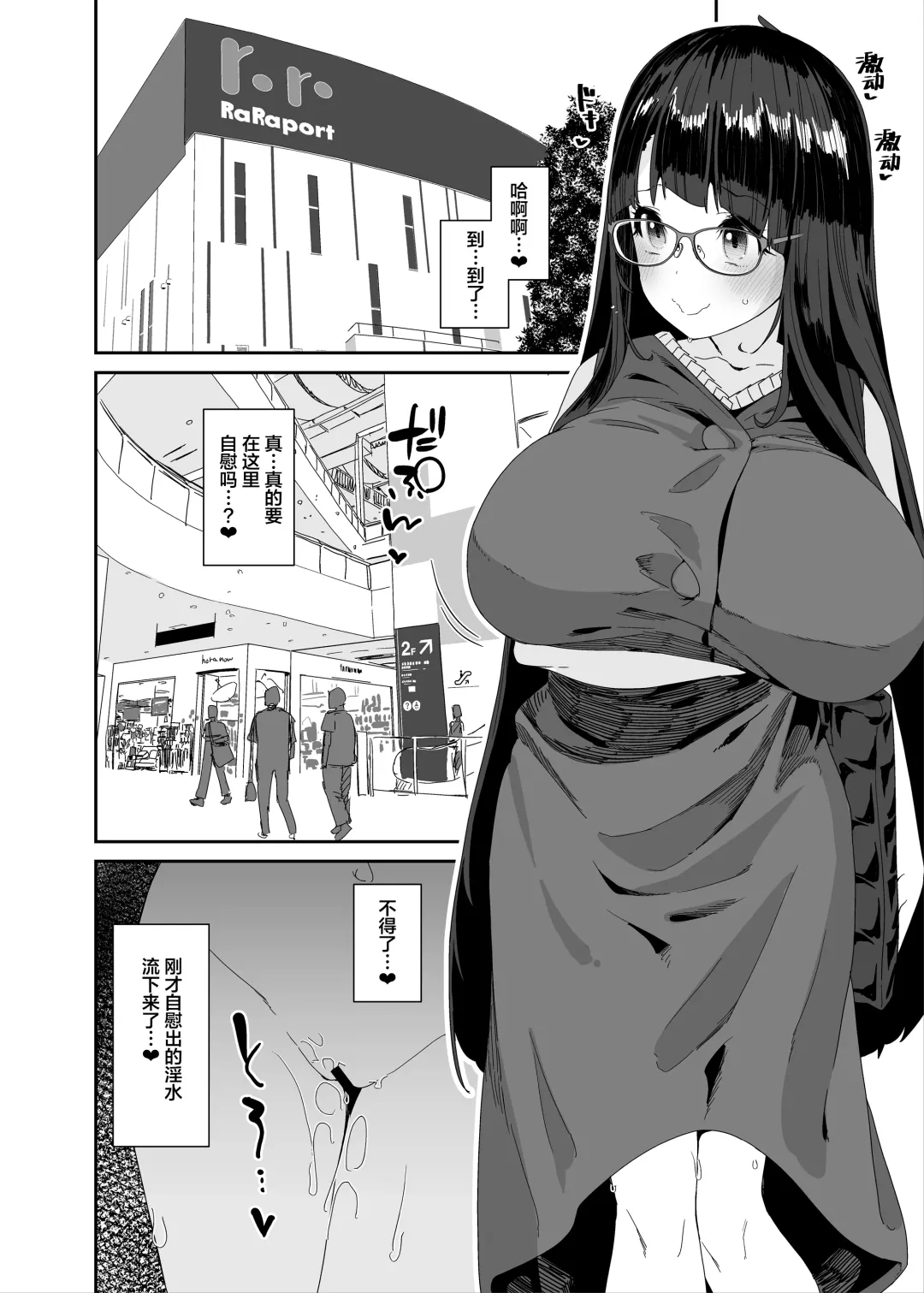 [Maeshima Ryou] Dosukebe Kyonyuu Joshi ga Shopping Mall made Odekake Onanie Suru Hanashi Fhentai - Page 21