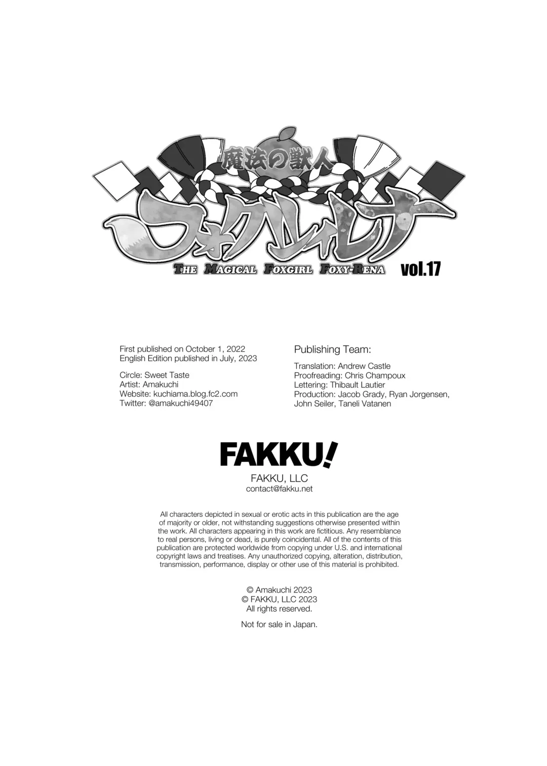 [Amakuchi] Mahou no Juujin Foxy Rena 17 (decensored) Fhentai - Page 28