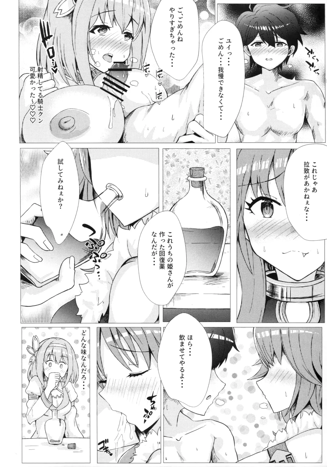 [Ennr] Hatsujou or Aijiou!? Amaama Gatsugatsu Exchange Fhentai - Page 13