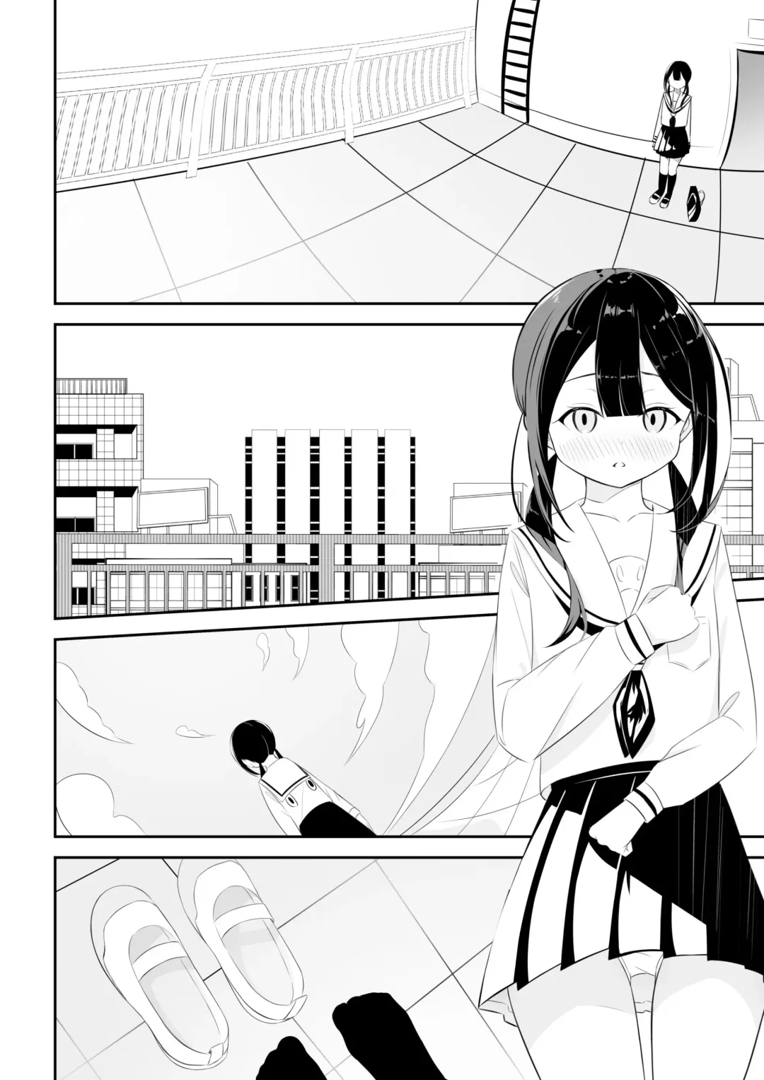 [Sakura Yuu] Kurokami Osage no Usuihon | 黑发低双马尾的薄本子 Fhentai - Page 4