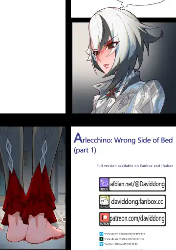 Read [David Dong] Arlecchino: Wrong Side of Bed - Fhentai
