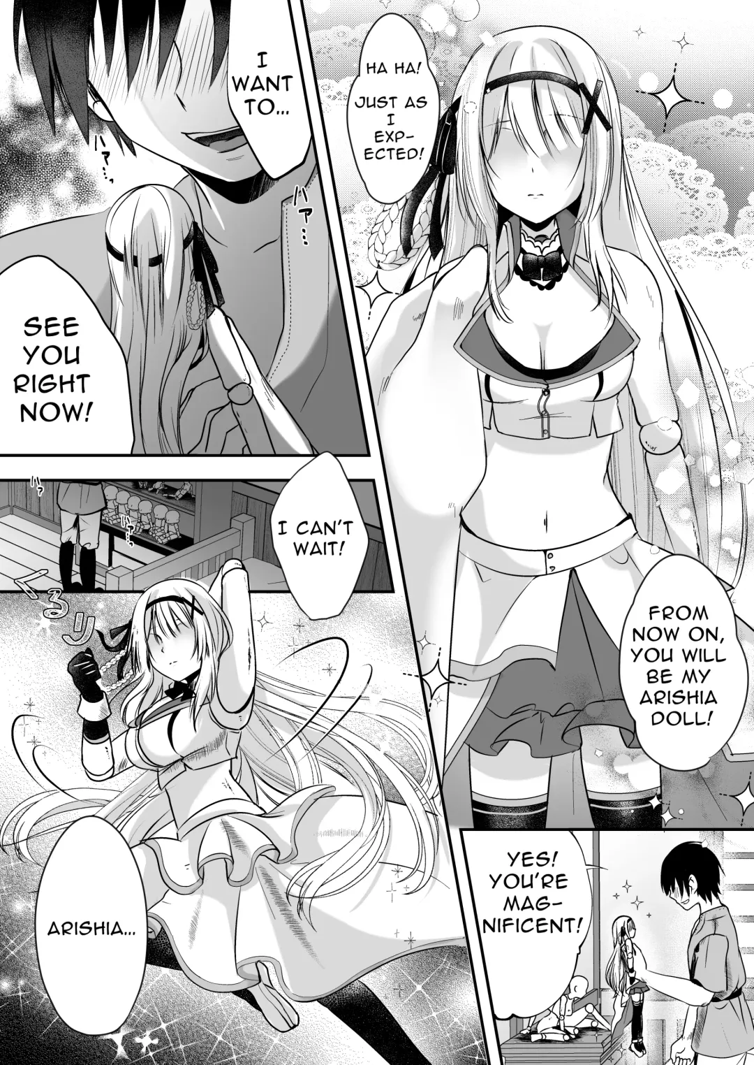 [Rurimaru] Marionette Princess -Mob Murabito no Ecchi na Ayatsuri Ningyou ni Sarete Shimau Hime Kishi Monogatari- | Marionette Princess -Tale of The Princess Knight Turned Puppet- Fhentai - Page 5