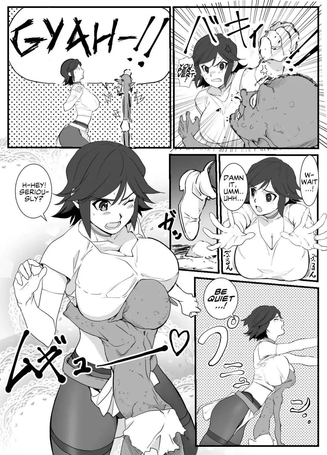 Hitozuma Boukensha Doukutsu ~Teikyuu Monster Oppai Houshi~ | Married Adventurer Cave Adventuring ~Low Rank Monsters Boob Service~ Fhentai - Page 6
