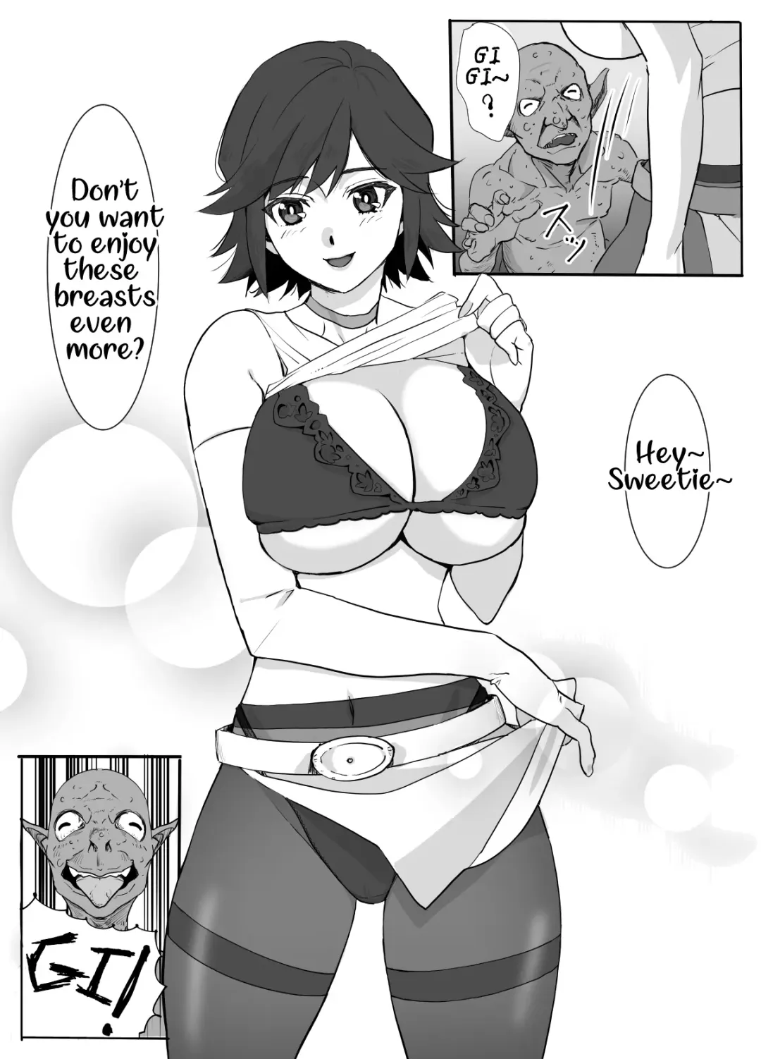 Hitozuma Boukensha Doukutsu ~Teikyuu Monster Oppai Houshi~ | Married Adventurer Cave Adventuring ~Low Rank Monsters Boob Service~ Fhentai - Page 9