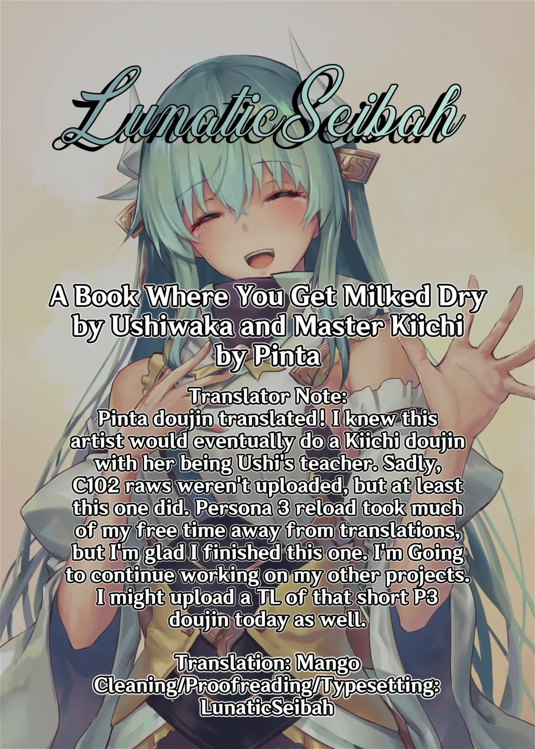 [Pinta] Ushiwaka to Oniichi Shishou ni Tappuri Shibori Torareru Hon |  A Book Where You Get Milked Dry by Ushiwaka and Master Kiichi. Fhentai - Page 31