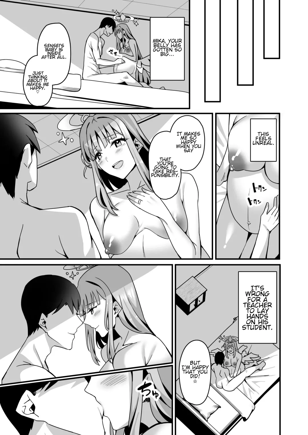 Mika to Happy Love Love Sex Shite Haramaseru Hon - A book about happy loving sex with Mika and impregnation. | Lovey Dovey Impregnation Sex With Mika! Fhentai - Page 26