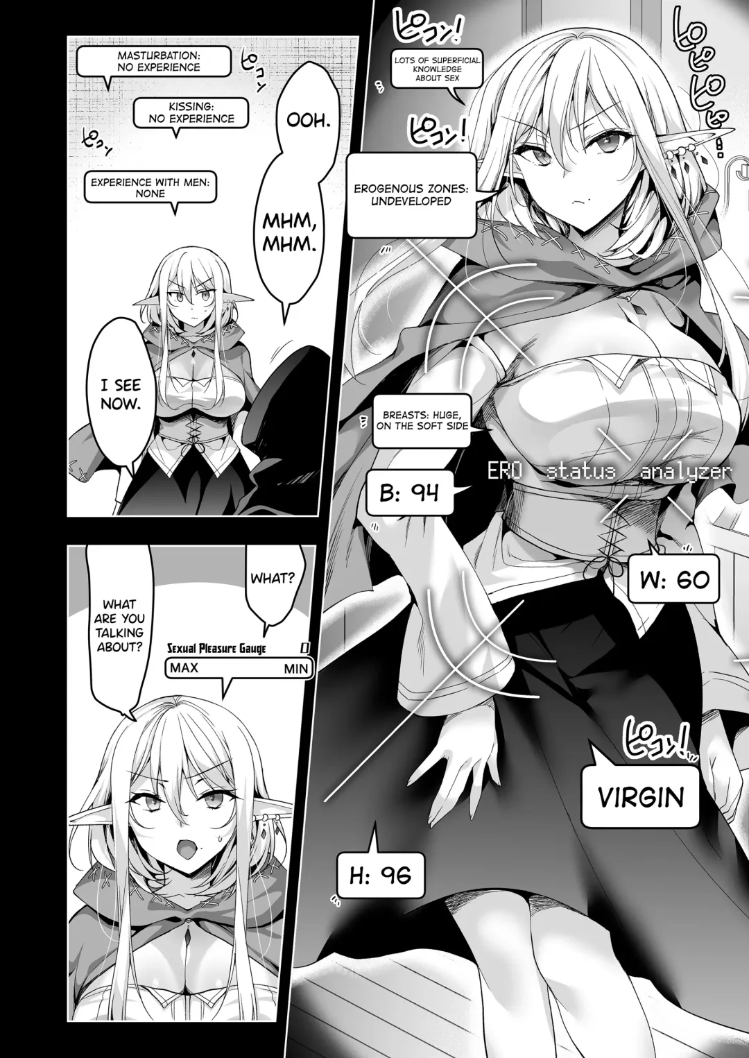 [Ninoko] Elf ni Inmon o Tsukeru Hon LEVEL:6 Fhentai - Page 37