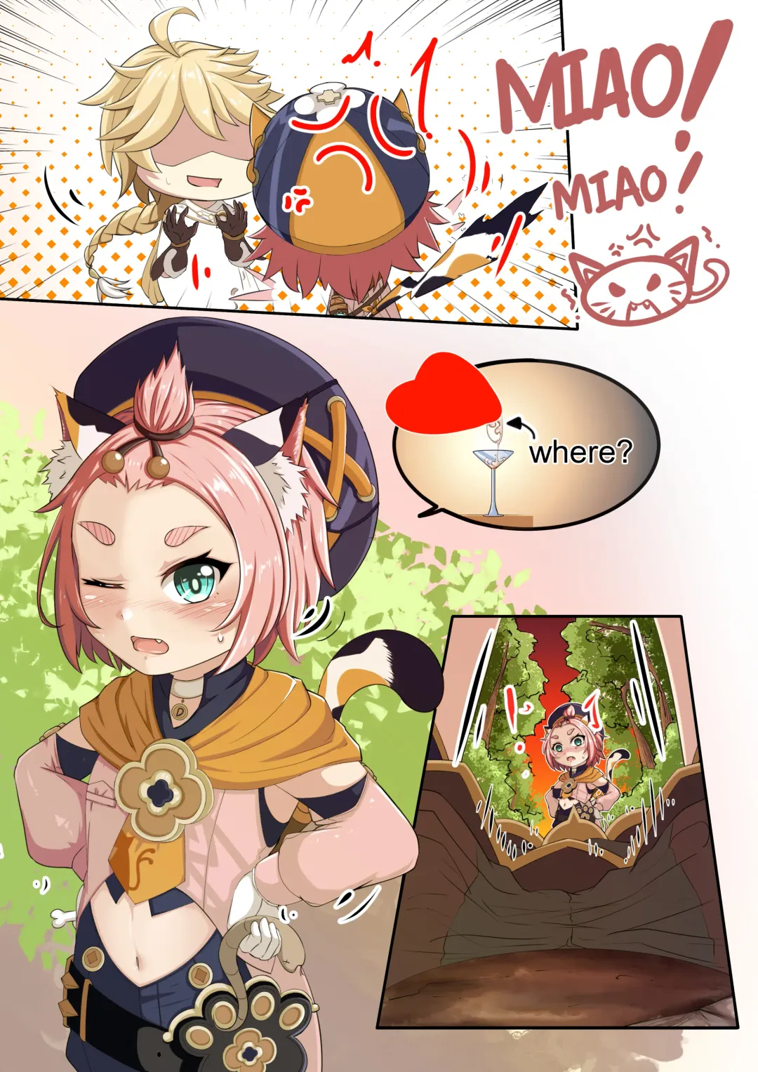 [Yamazaki Ginryu] Diona to no Nichijou -Mondai Hen + Kaiketsu Hen- | Daily Life with Diona -Question Chapter + Solve Chapter- Fhentai - Page 5