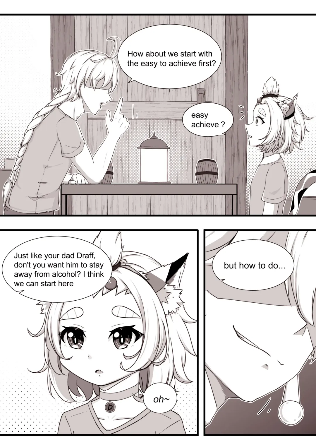 [Yamazaki Ginryu] Diona to no Nichijou -Mondai Hen + Kaiketsu Hen- | Daily Life with Diona -Question Chapter + Solve Chapter- Fhentai - Page 50