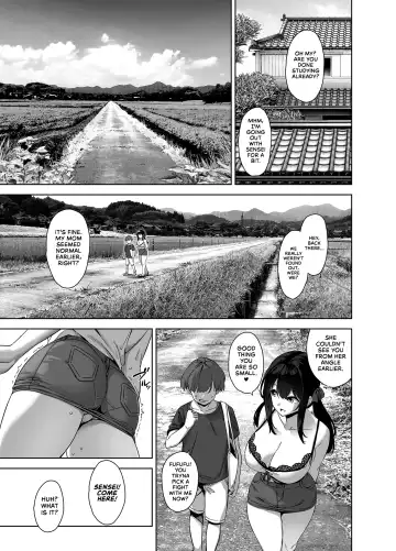 [Mikemono Yuu] Natsu to Inaka to Yuuwaku shite kuru Dekkai Oshiego | Summertime in the Countryside With The Huge Student Seducing Me (decensored) Fhentai - Page 34